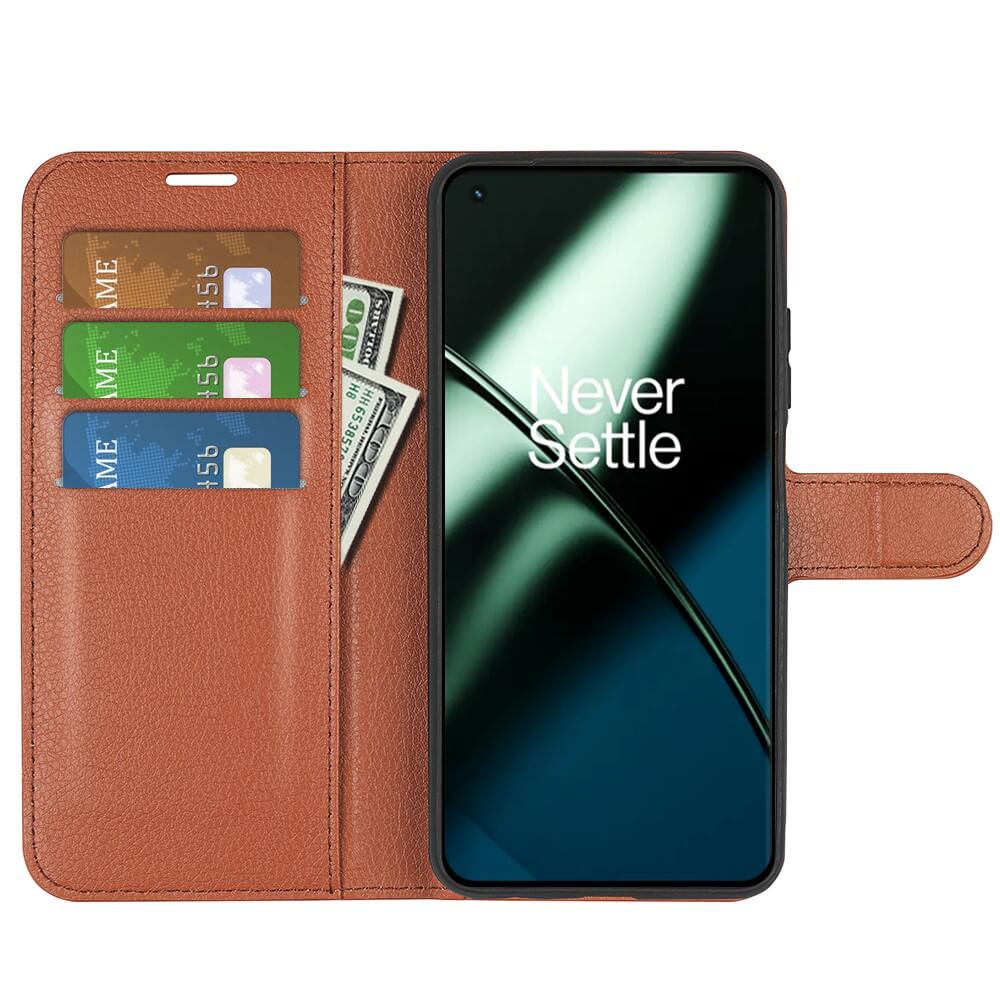 Handyhülle Für OnePlus 11 5G – Code-Serie Aus TPU Mit Lederoptik, Schutz Vor Stößen