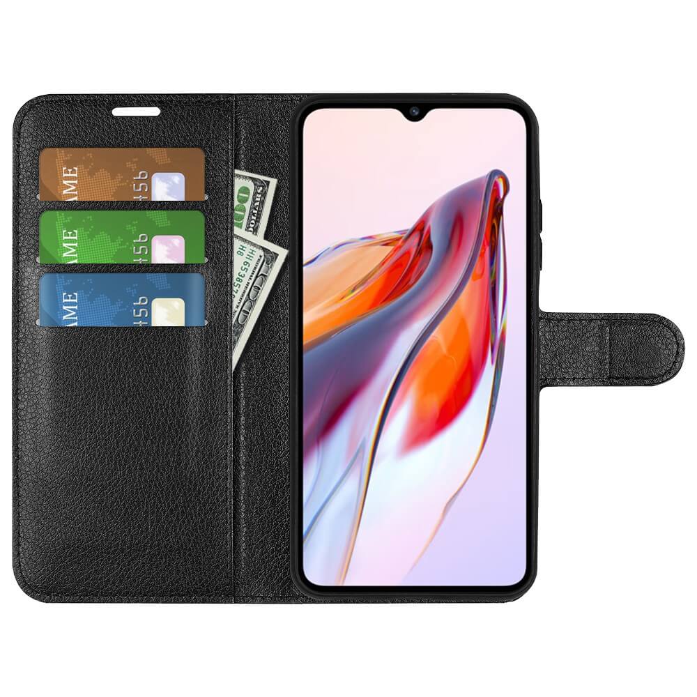 Case Collection Leder Klapphülle Für Xiaomi Redmi 12C – Mit RFID-Schutz, Kartenfächern, Ständer & Magnetverschluss