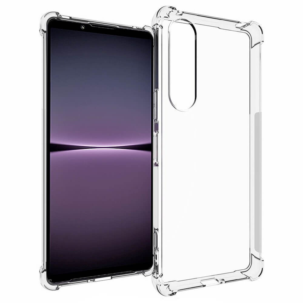 Sony Xperia 1 V - Silikon Case Hülle transparent