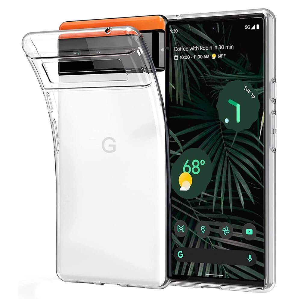Google Pixel 7a - Silikon Case Hülle transparent