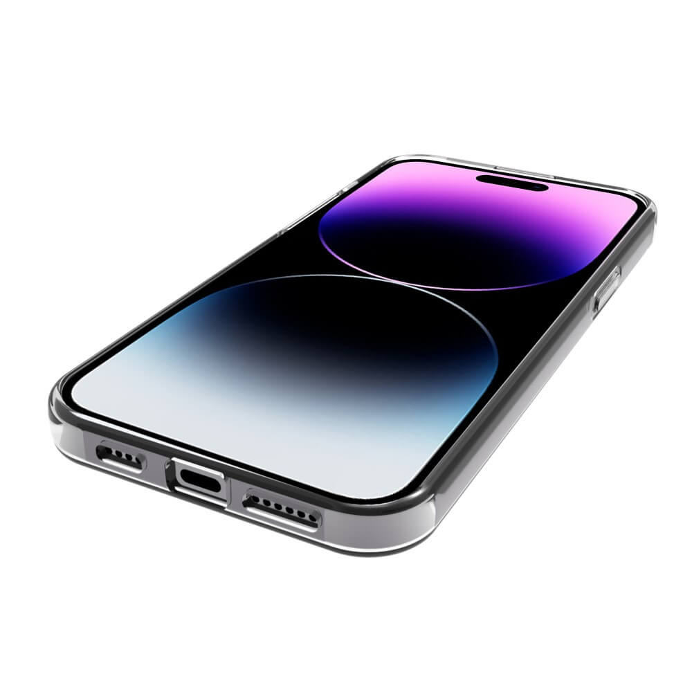 iPhone 15 Pro Max - Silikon Gummi Case transparent