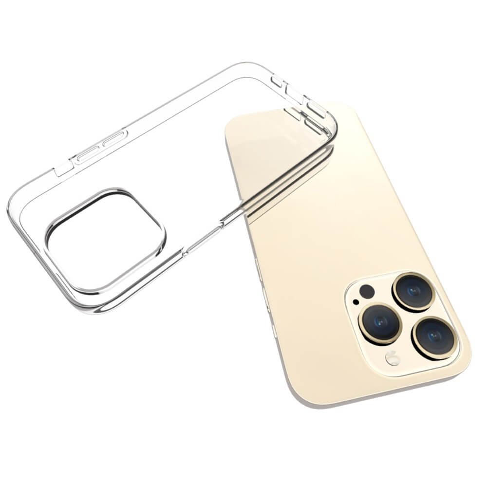 iPhone 15 Pro - Silikon Gummi Case transparent