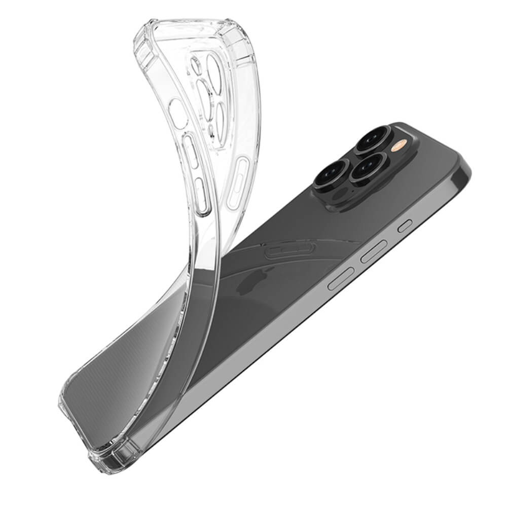 iPhone 15 Pro Max - Drop Protection Silikon Case transparent