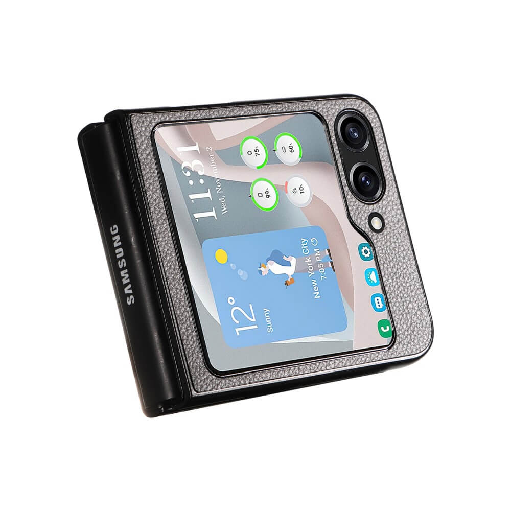 Galaxy Z Flip5 - Hybrid Schutzhülle grau