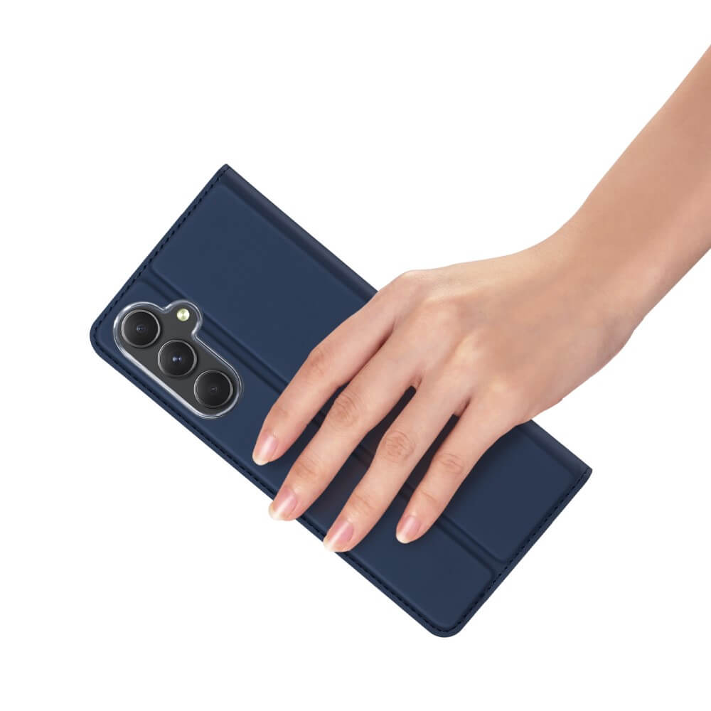 Galaxy S23 FE - Dux Ducis Skin Pro Flip Case blau