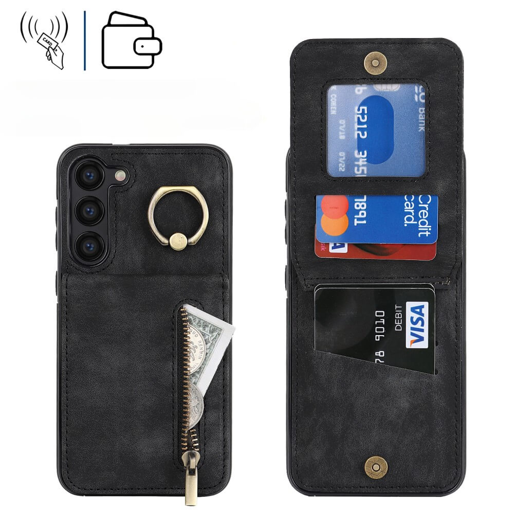Galaxy S23+ - Kickstand Case RFID mit Kartenfächer