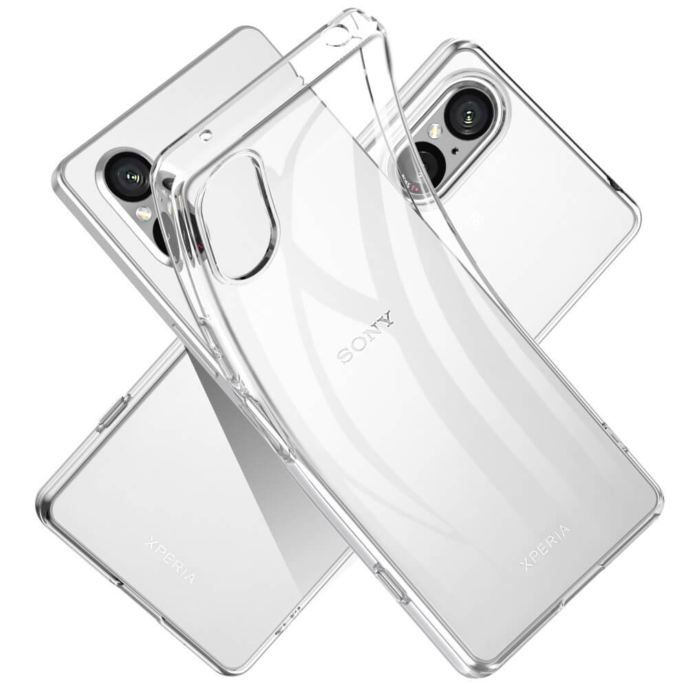 Sony Xperia 5 V - Silikon Gummi Case transparent