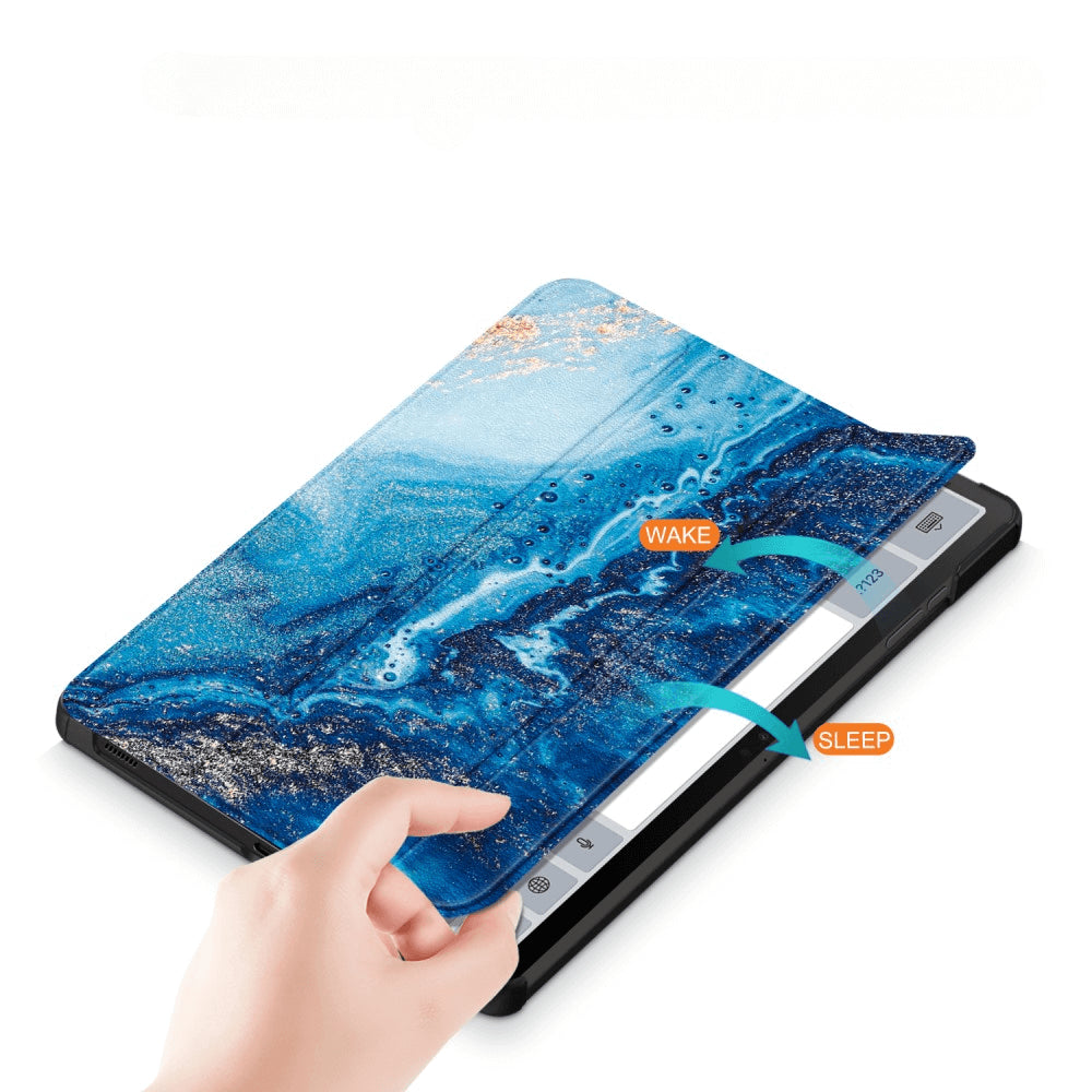 Galaxy Tab S9 - Tri-fold Smart Case Sea Wave