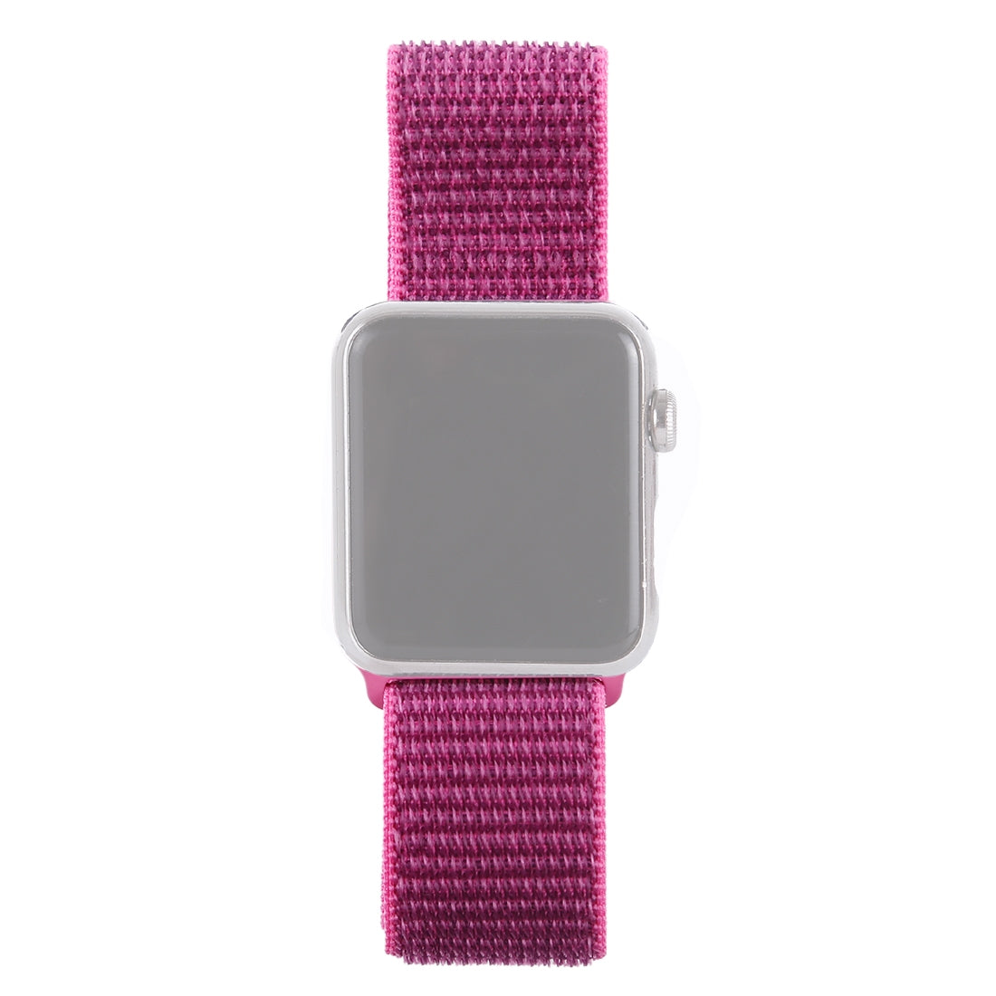 Apple Watch 42/44/45/49mm - Nylon Armband mit Klettverschluss violett