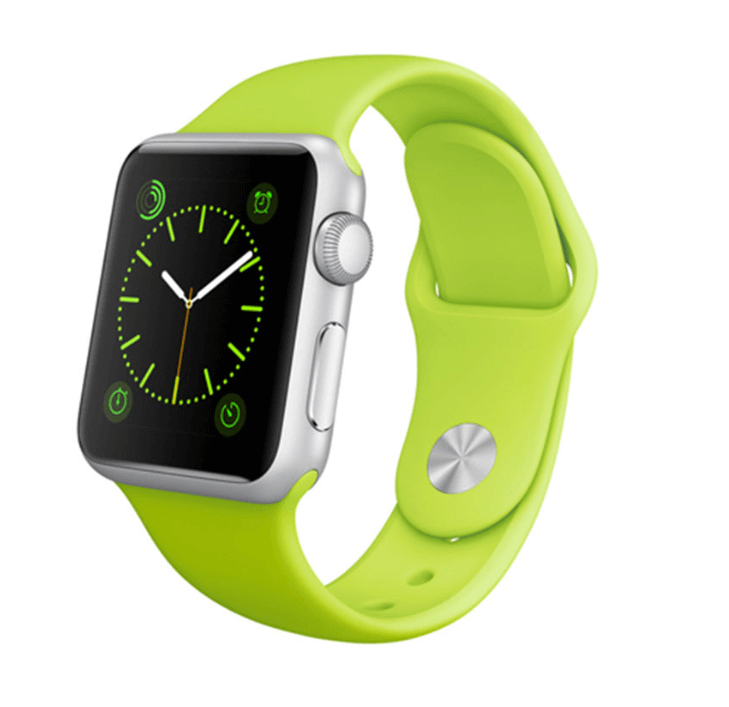 Apple Watch 38/40/41mm - Fonex Silikon Ersatzarmband grün