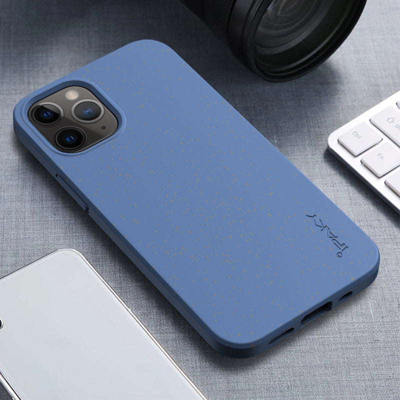 iPhone 12 Pro Max - IPAKY Starry Series Silikon Case blau