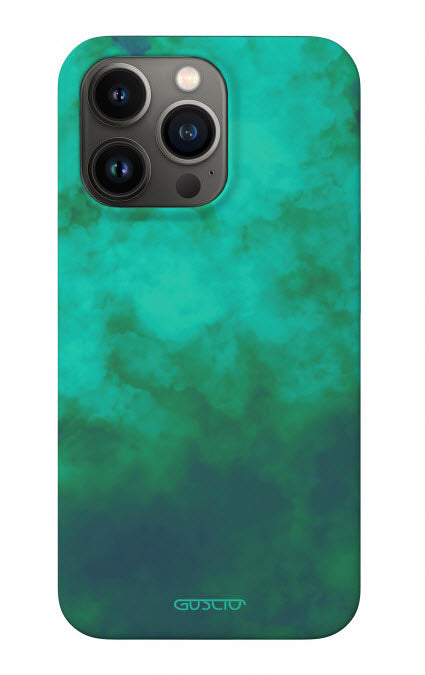 iPhone 13 Pro Max - GUSCIO Cover Emerald Cloud