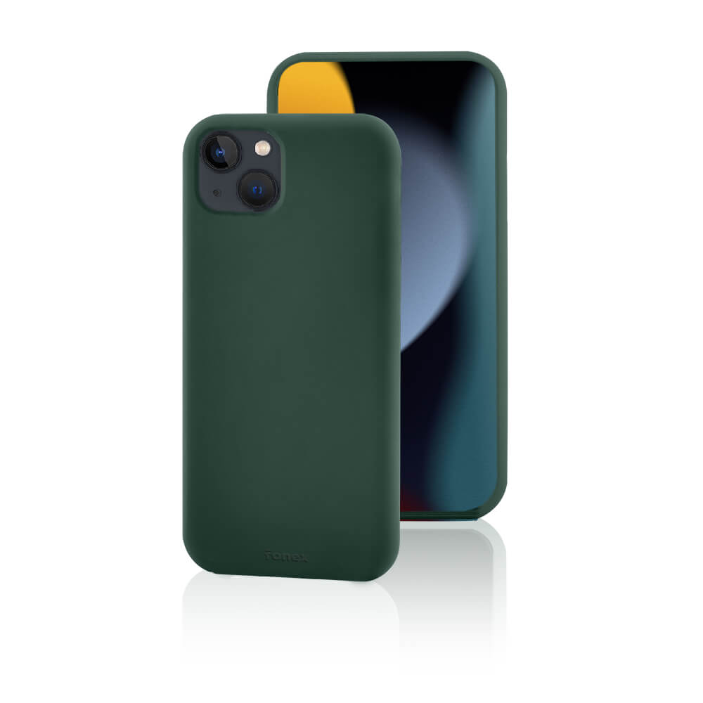iPhone 14 - Fonex Pure Touch Silikonhülle grün