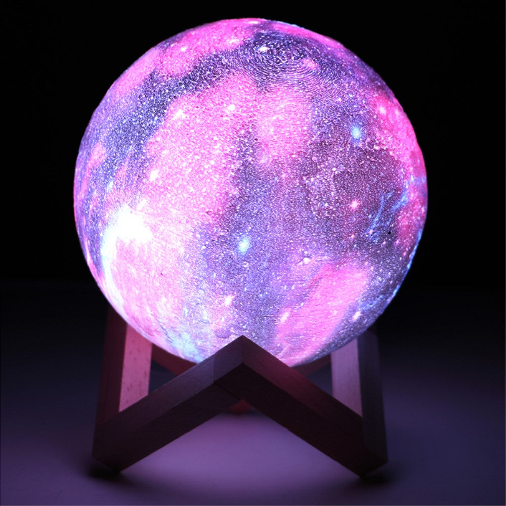 Multicolor LED Mondlampe 3D 8CM Universum