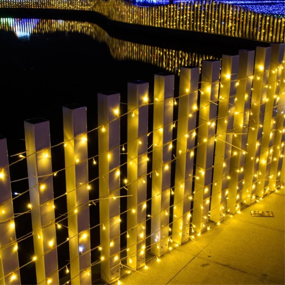 100m Lichterkette mit 1000 LEDs warmweiss