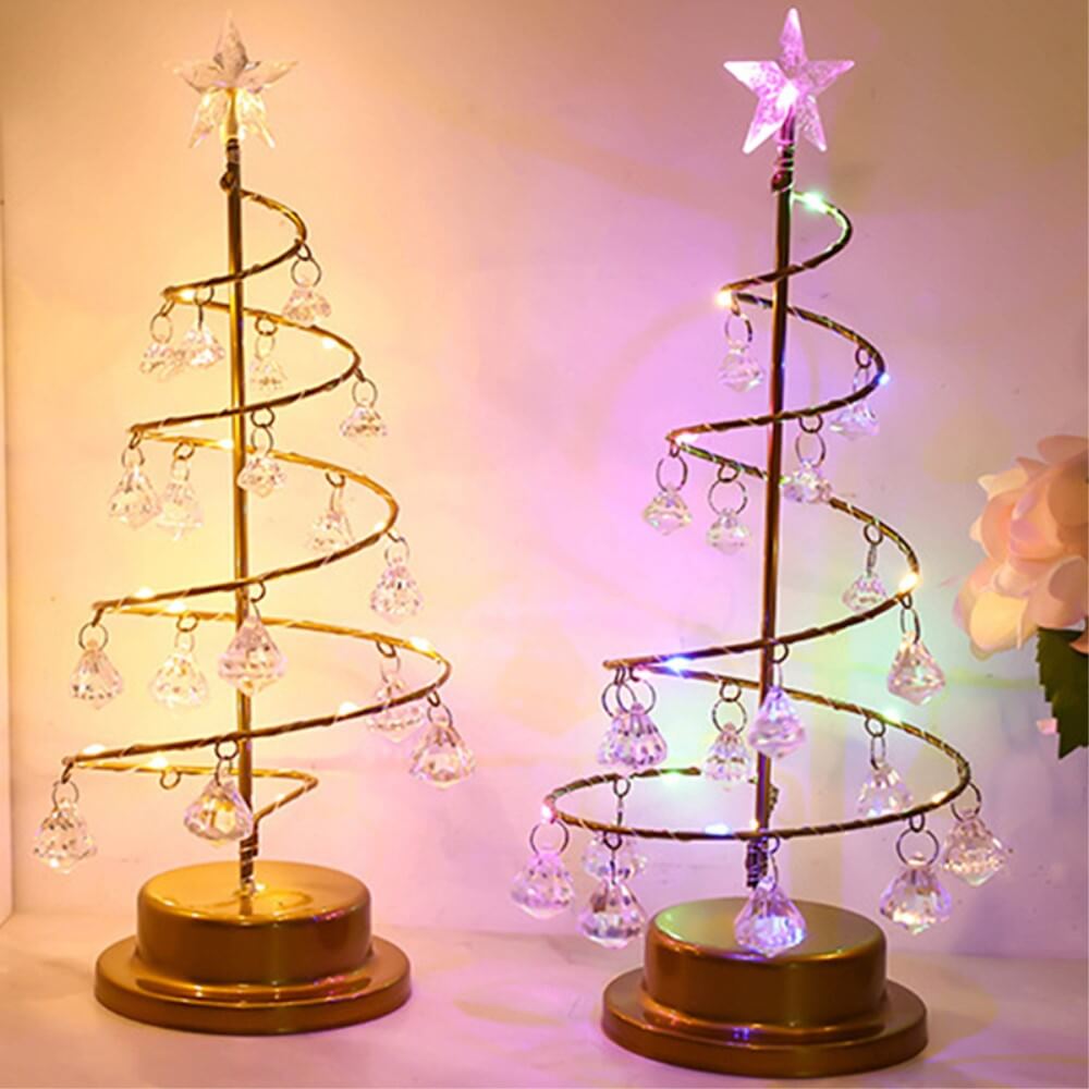 LED Weihnachtsbaum Tischlampe warmweiss