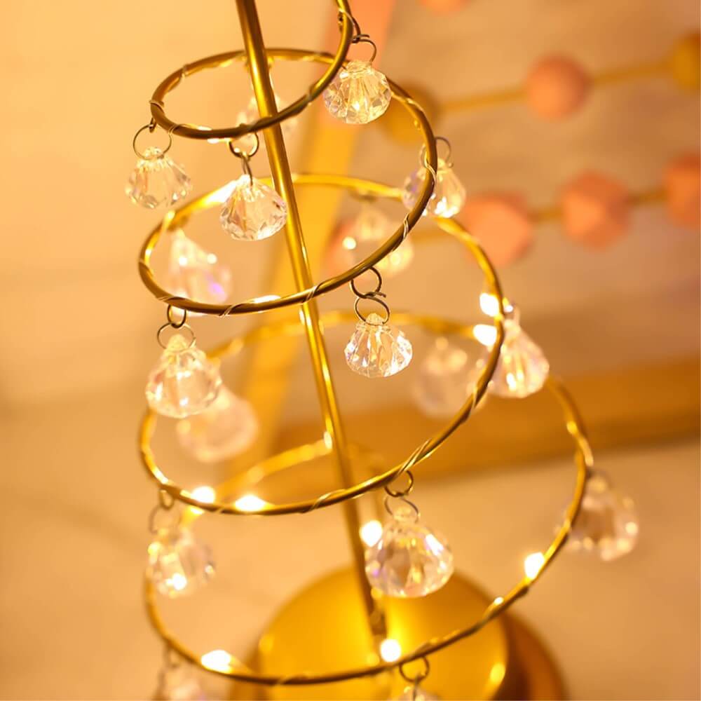 LED Weihnachtsbaum Tischlampe warmweiss