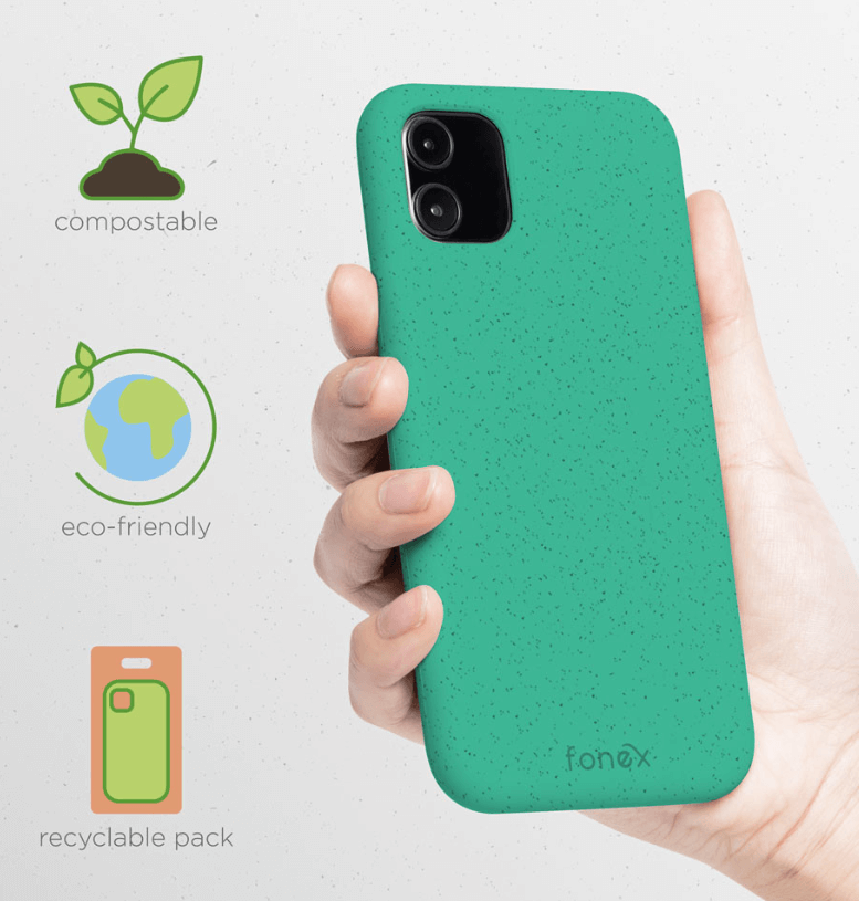 iPhone 13 - Fonex Eco-Friendly Bio Case grün